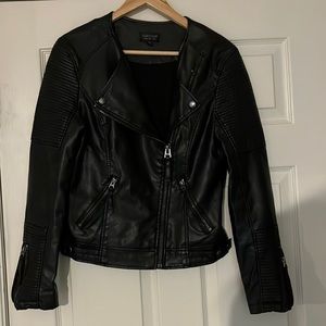 Topshop faux quilted jacket